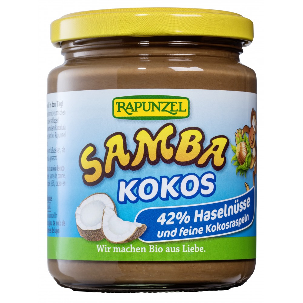 Crema de ciocolata cu alune si cocos Samba